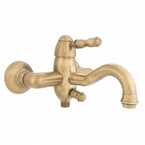 شیر مخلوط دوش موست مدل رنسانس برنزی